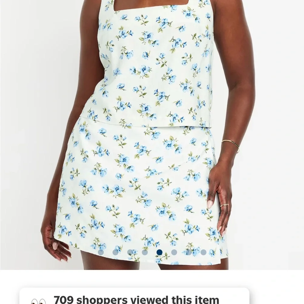 Old Navy linen square neck top and skort - Picture 2 of 4